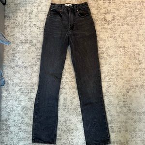 Abercrombie 90s straight ultra high rise curve love jeans